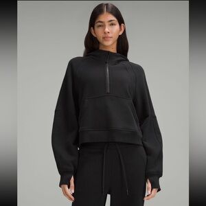 Lululemon Scuba Oversized Half- Zip Hoodie - XL/XXL - Black